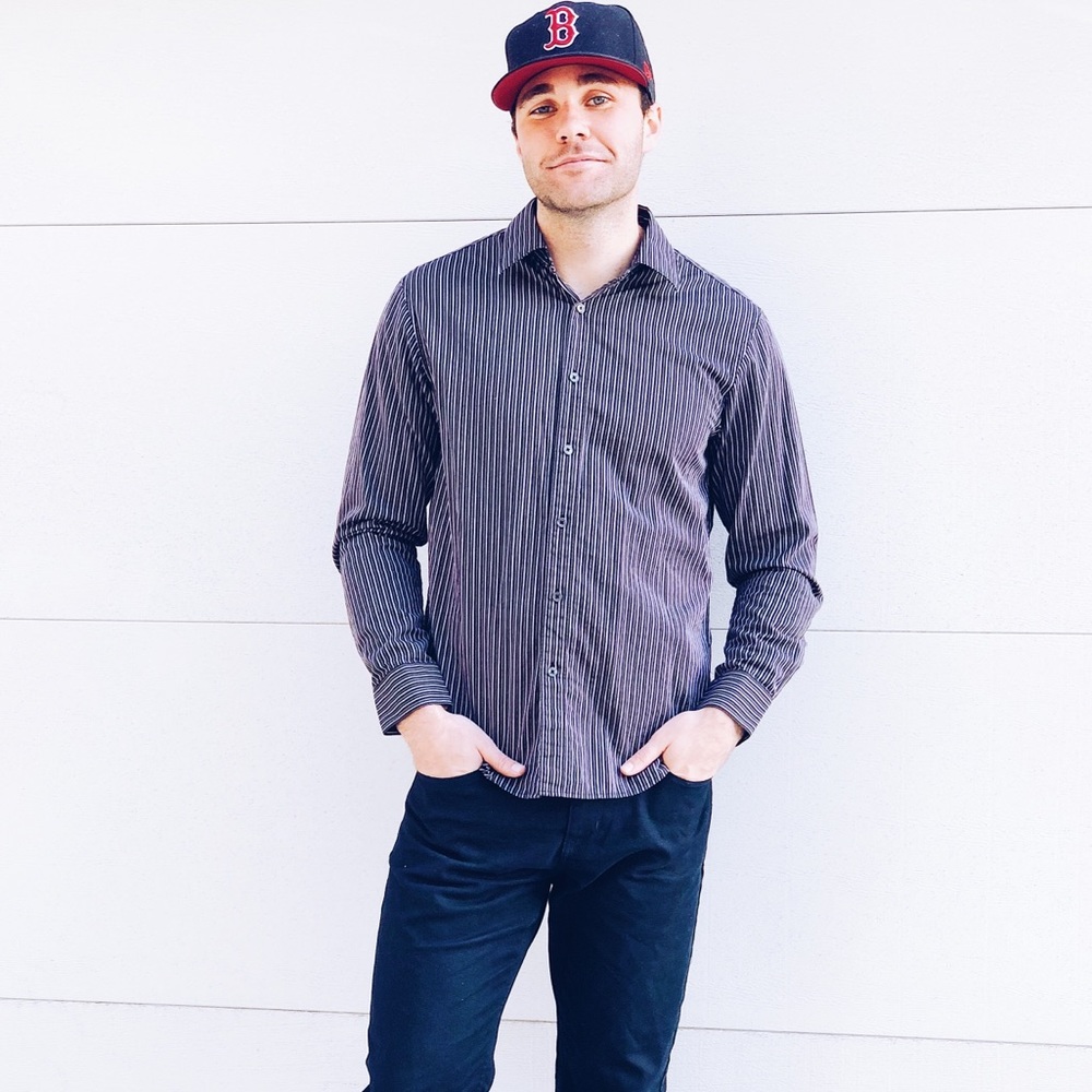 Michael Kors Striped Dress Shirt